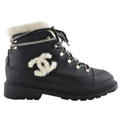 chanel shearling boot|chanel pumps with pearls.